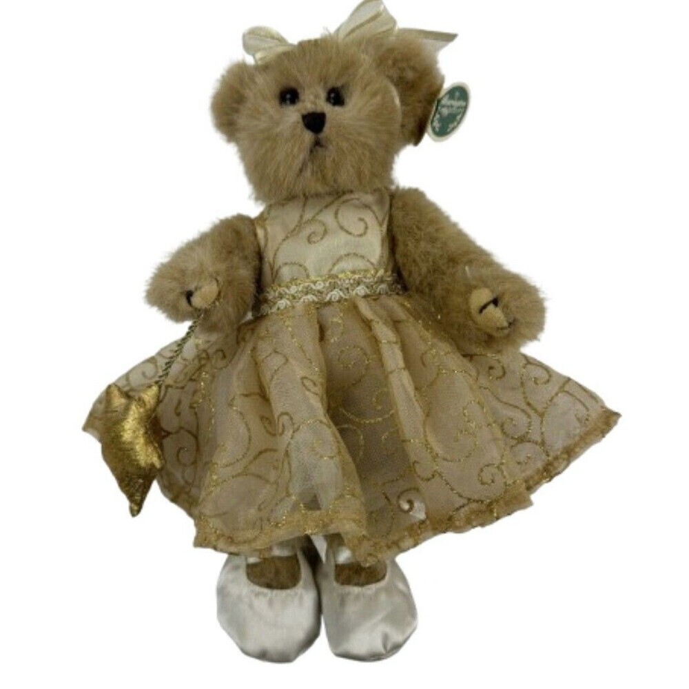 Bearington Collection Tinsel Toes Teddy Bear 10” Limited Collectible w/ Tags